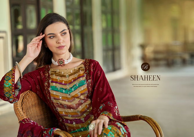 Shaheen By Belliza Viscose Rayon Digital Printed Dress Material Wholesale Shop In Surat